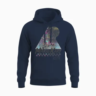 Mario Kart Mario and Luigi Good Time Since 92 Vintage Unisex Hoodie - Navy