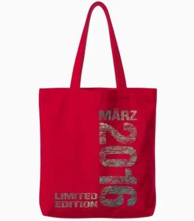März 2016 Junge Mädchen 10. Geburtstag Limited Edition 10 Tote Bags - Red