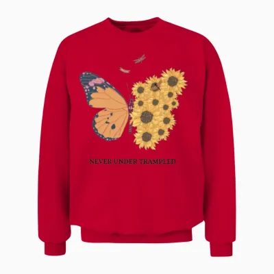 Never Under Trampled Unisex Sweatshirt - Red