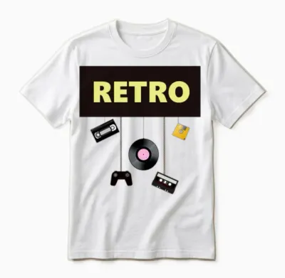 Retro Unisex T-Shirt - White