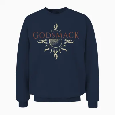 Godsmack – Logo Sun on Black Unisex Sweatshirt - Navy