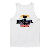 Rock N Roll Tequila Third Collection Unisex Tank Top - White – 1