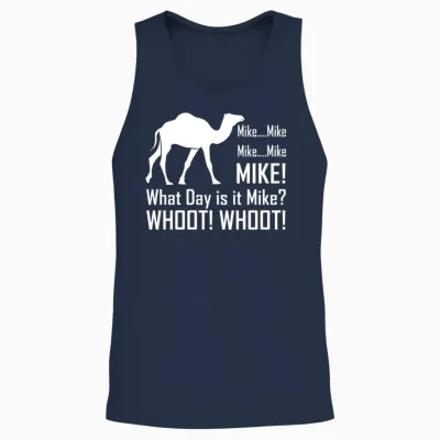 Mike! Hump Day! Unisex Tank Top - Navy