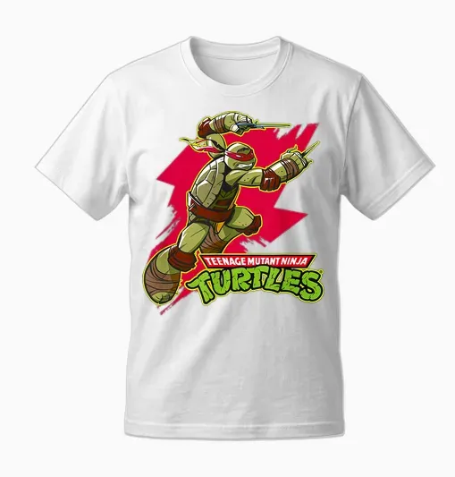 Raphael - Red Splash Unisex T-Shirt - White