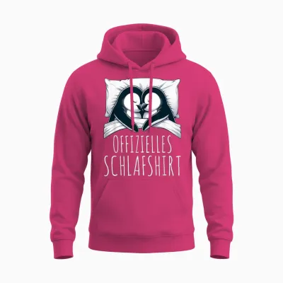 Offizielles Schlafshirt Pinguin Nickerchen Schlafanzug Unisex Hoodie - Heliconia
