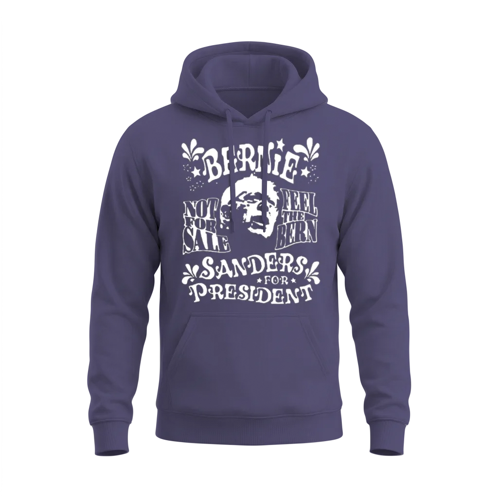 Bernie Sanders Unisex Hoodie - Heather Sport Dark Navy
