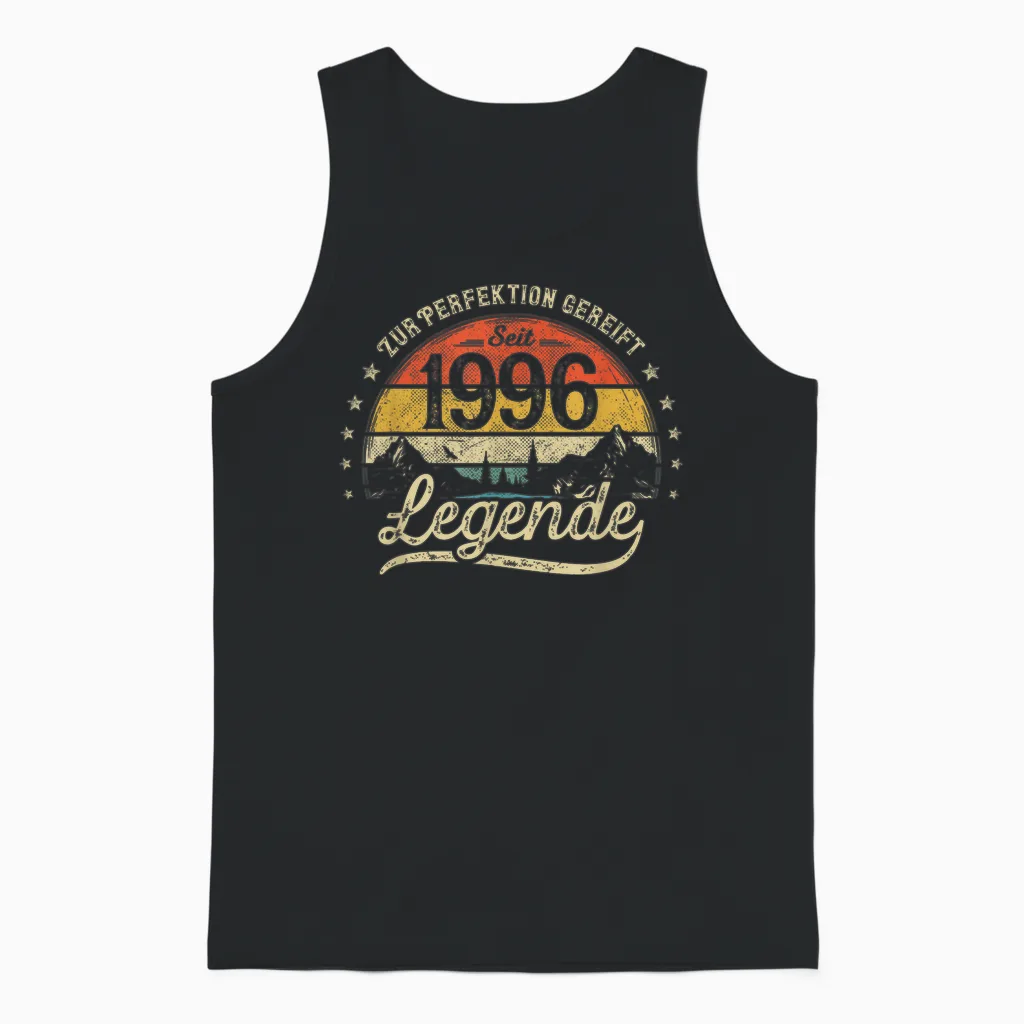 Legende Seit 1996 30 Jahre 30. Geburtstag Mann Frau Geschenk Unisex Tank Top in Black