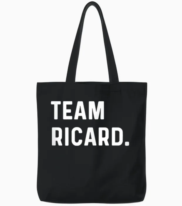 Team Ricard - Name Tote Bags in Black