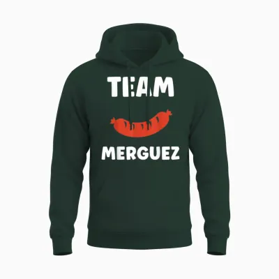 Humour Saucisse Barbecue Team Merguez Unisex Hoodie - Forest