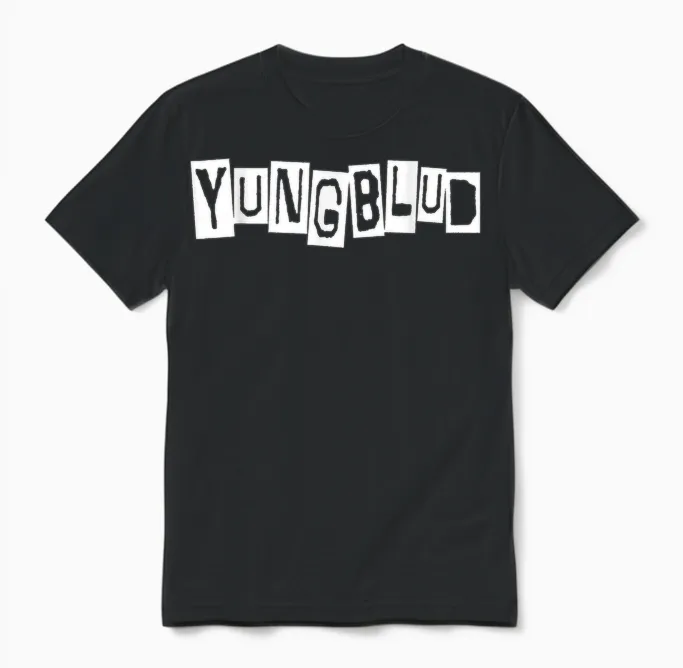 Official Yungblud Logo Unisex T-Shirt in Black