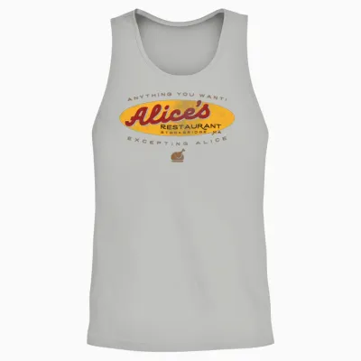 Alice's Restaurant Unisex Tank Top - Ash