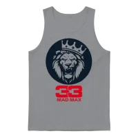 Max Verstappen 33 Lion Wildlife Unisex Tank Top - Sport Grey – 1