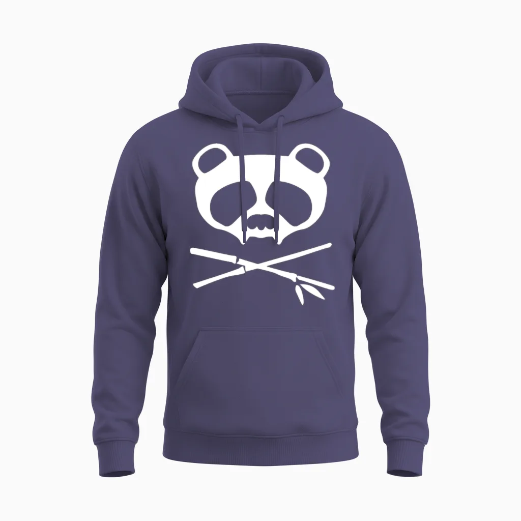 Panda Vampire Skull Halloween Gift Unisex Hoodie in Heather Sport Dark Navy