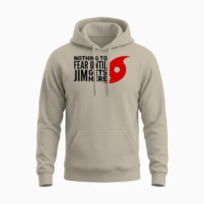 Hurricanes and Jim, Nothing to Fear Unisex Hoodie - Sand