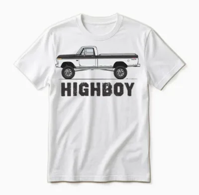 Higboy Raven Black Unisex T-Shirt - White