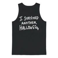 Halloween Quote Funny Unisex Tank Top - Black – 1