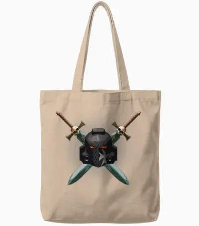 Black Templars Tote Bags - Natural