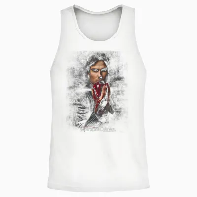 The Vampire Diaries Damon Fruit Unisex Tank Top - White