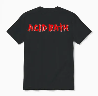 Acid Bath Band Unisex T-Shirt - Black