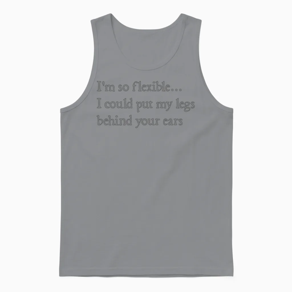 Gay Humor Funny Gay Bottom Memes & Gift Unisex Tank Top in Sport Grey