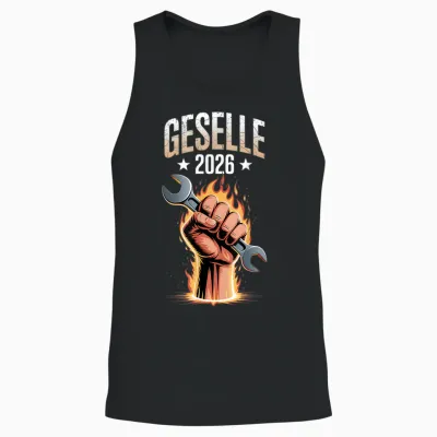 Geselle 2026 Companion Test Car Training Passed Unisex Tank Top - Black