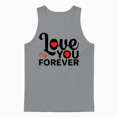 Love You Forever Gif for Her Unisex Tank Top - Sport Grey