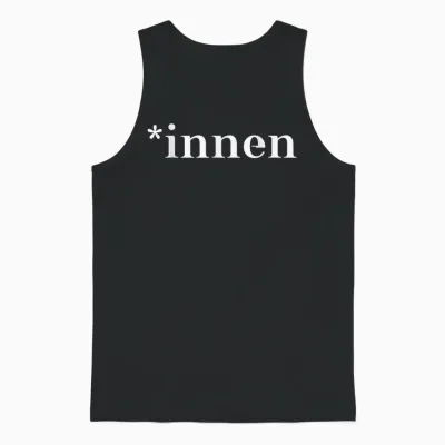 Pro Gendern - Inside - Geschenkidee - Feminismus Unisex Tank Top - Black