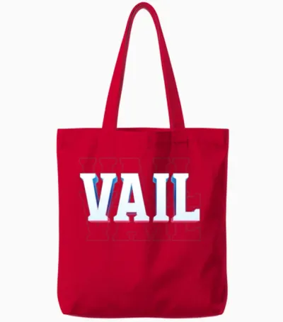 Retro - Vail Tote Bags - Red