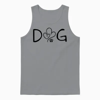 Dog Unisex Tank Top - Sport Grey