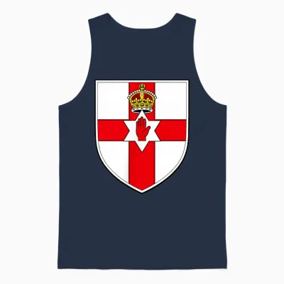 Drapeau De L'irlande Du Nord - Armoiries De L'irlande Du Unisex Tank Top - Navy