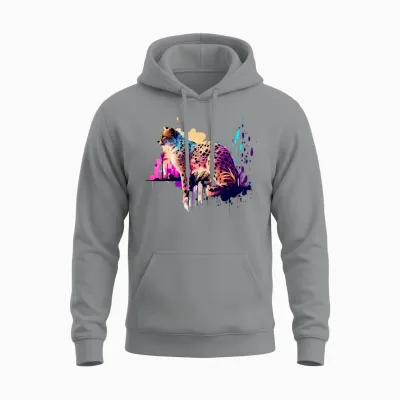 Guépard Unisex Hoodie - Sport Grey