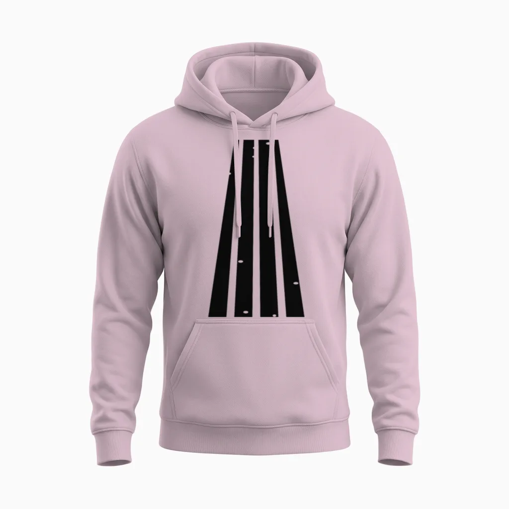 Hacks Season 2 Ava Hannah Einbinder Black Lines Unisex Hoodie in Light Pink
