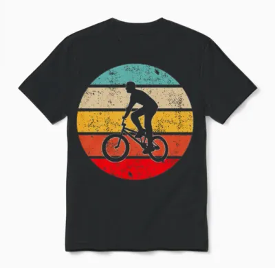 Bmx Retro Unisex T-Shirt - Black