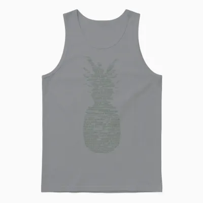 Psych Pineapple - Gus Nicknames Unisex Tank Top - Sport Grey