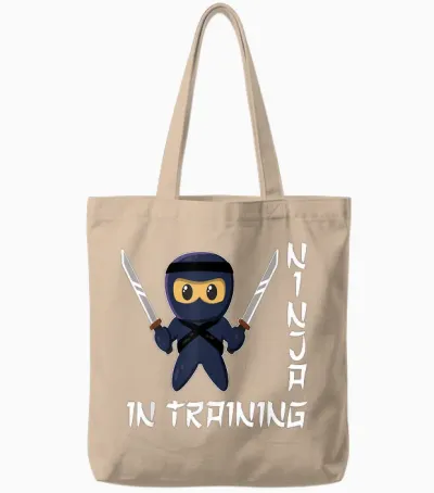 Ninja Im Training Ninja Karate Ninja Kinder Ninja Tote Bags - Natural