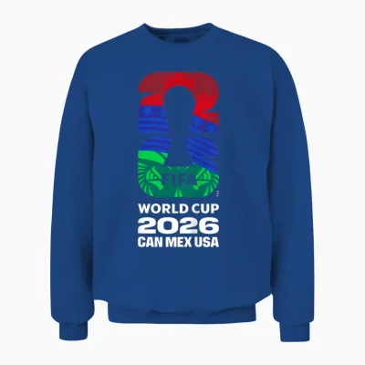 Kids Fifa World Cup26 Fifa Host Country Logo Flags Unisex Sweatshirt - Royal