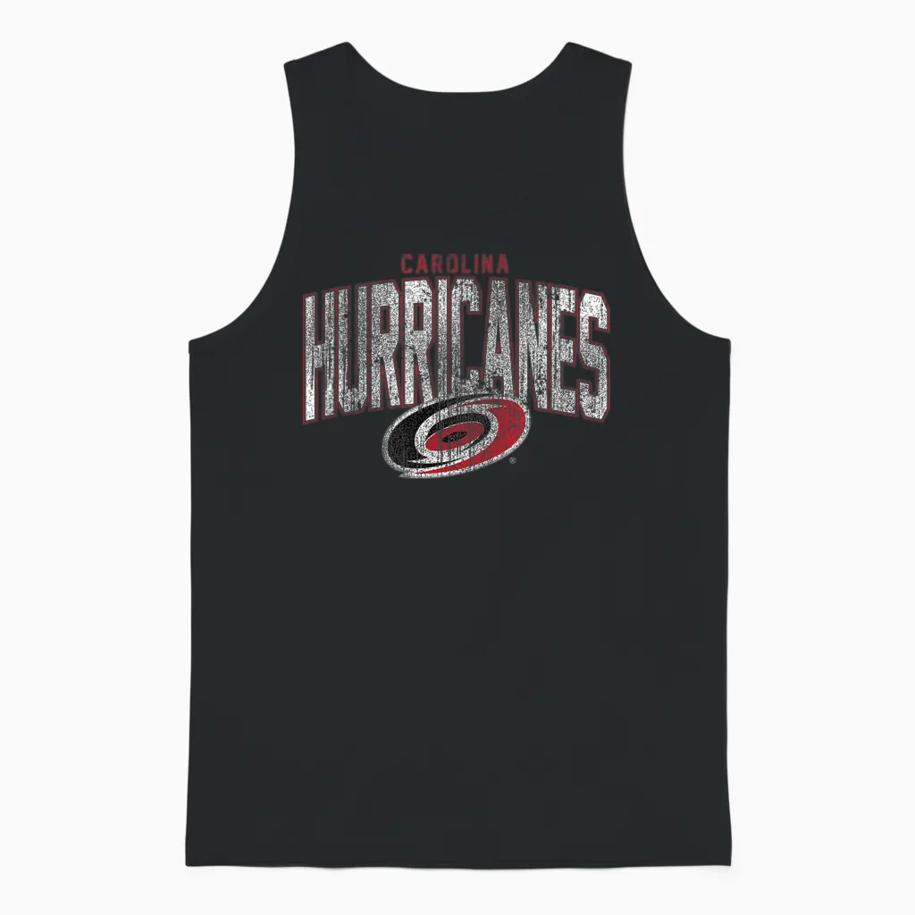 Carolina Hurricanes Nhl-Hockey Mit Vintage-Logo Unisex Tank Top in Black