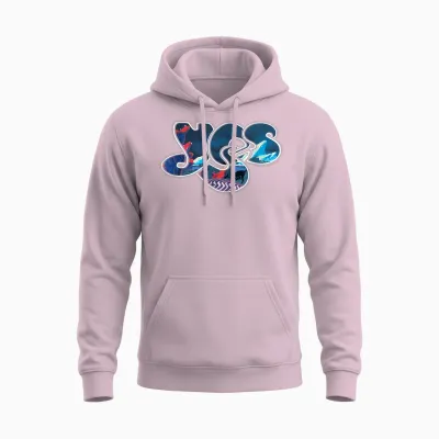 Ja - Drama Logo Unisex Hoodie - Light Pink
