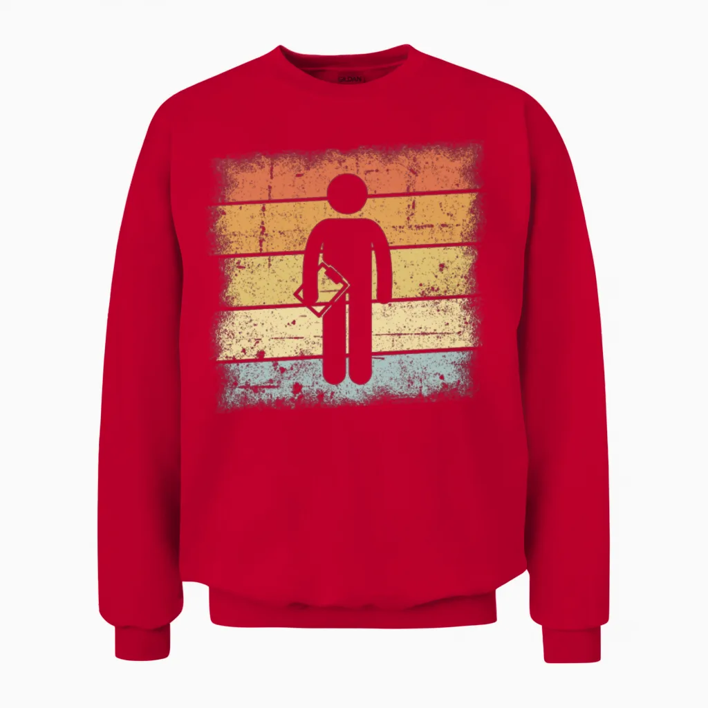 Coach Trainer Retro Unisex Sweatshirt in Red
