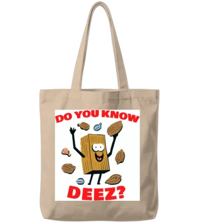 Do You Know Deez Album Cover Tote Bags - Natural