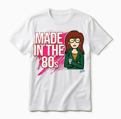 Mademark X Daria - Made in the 80s Unisex T-Shirt - White