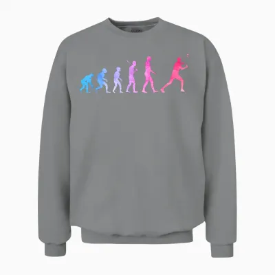 Je Peux Pas J'ai Badminton Player Humour Gift Funny Sport T-Shirt, Black, S Unisex Sweatshirt - Sport Grey