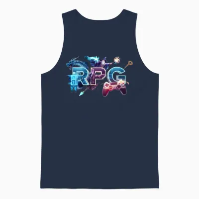 Rpg Fantasy - Gaming/merch Unisex Tank Top - Navy
