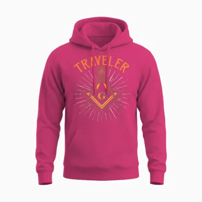 Masonic Freemasonry Fraternal Unisex Hoodie - Heliconia