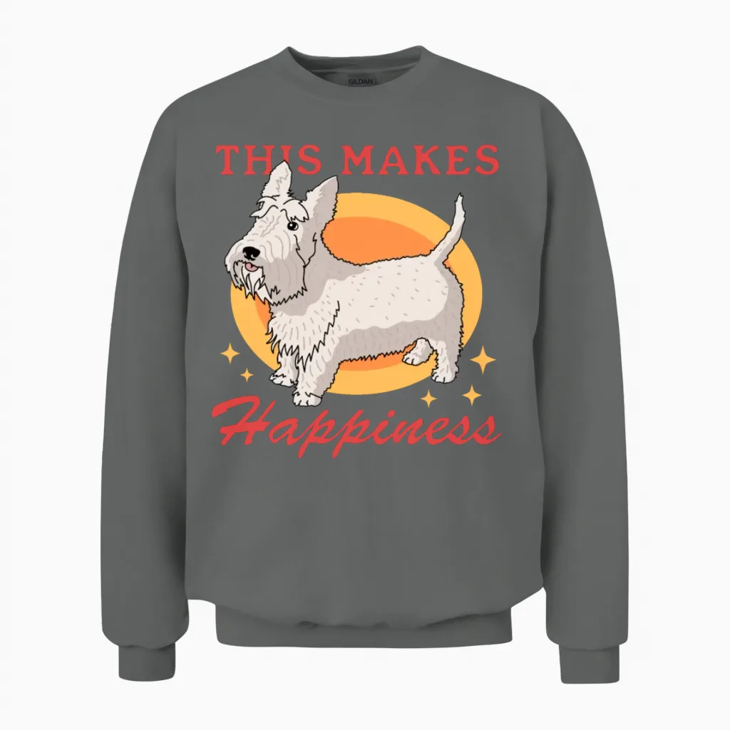Scottish Terrier Dogs Dog Owner Unisex Sweatshirt in Graphite Heather