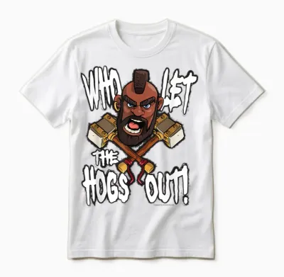 Clash of Clans Who Let the Hogs Out! Hog Rider Unisex T-Shirt - White