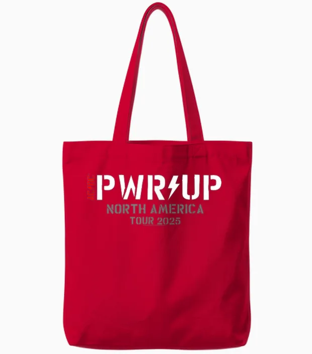 Are You Ready to Ride in North America 2025 T-Shirt, Black, S Tote Bags in Red
