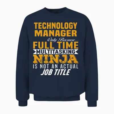 Technology Manager Unisex Sweatshirt - Navy