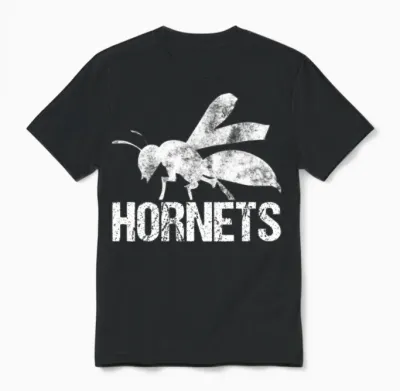 Hornet Retro Unisex T-Shirt - Black
