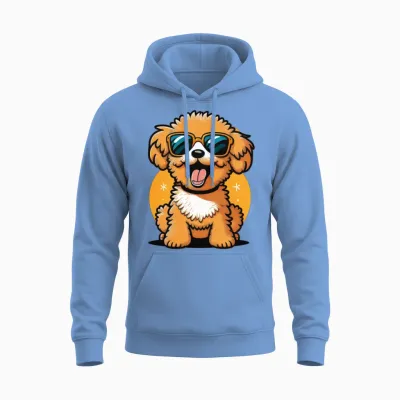 Dog Unisex Hoodie - Carolina Blue